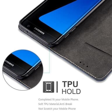 Samsung Galaxy S7 EDGE Etui Case Cover (Sort)