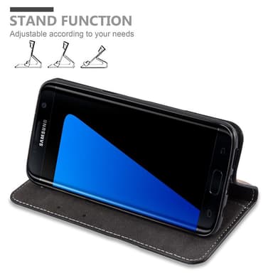 Samsung Galaxy S7 EDGE Etui Case Cover (Sort)