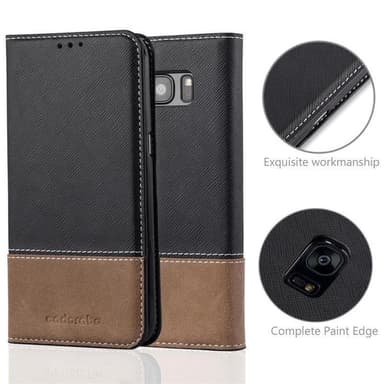 Samsung Galaxy S7 EDGE Etui Case Cover (Sort)