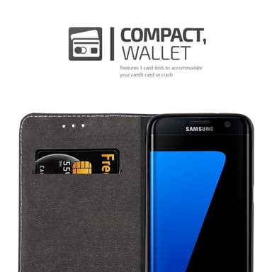 Samsung Galaxy S7 EDGE Etui Case Cover (Sort)