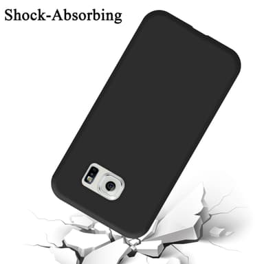 Samsung Galaxy S6 EDGE PLUS Cover Etui Case (Sort)
