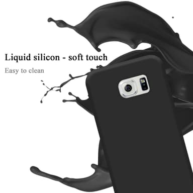 Samsung Galaxy S6 EDGE PLUS Cover Etui Case (Sort)