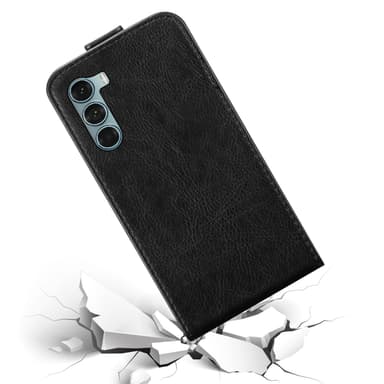 Motorola MOTO G200 5G Pungetui Flip Cover (Sort)