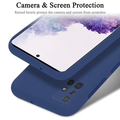 Samsung Galaxy A71 4G Cover Etui Case (Blå)