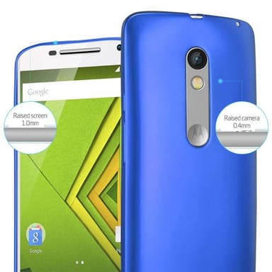 Motorola MOTO X PLAY Cover Etui Case (Blå)
