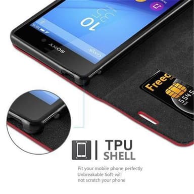 Sony Xperia M4 AQUA Cover Etui Case (Rød)
