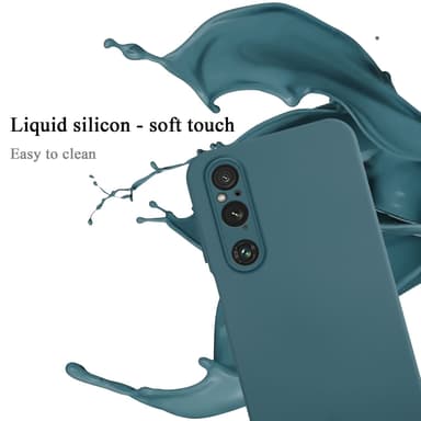 Sony Xperia 1 V Cover Etui Case (Grøn)