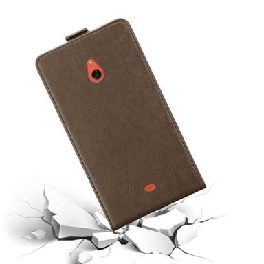 Nokia Lumia 1320 Pungetui Flip Cover (Brun)