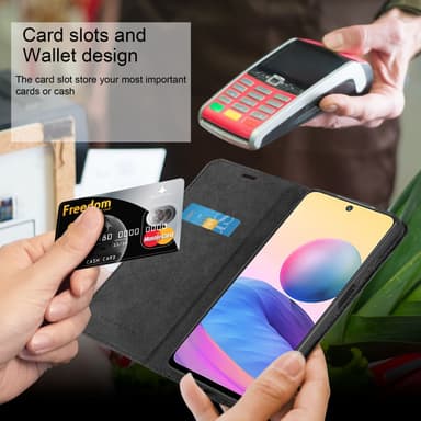 Xiaomi RedMi NOTE 10 PRO Cover Etui Case (Sort)