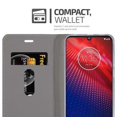 Motorola MOTO Z4 Pungetui Cover Case (Blå)
