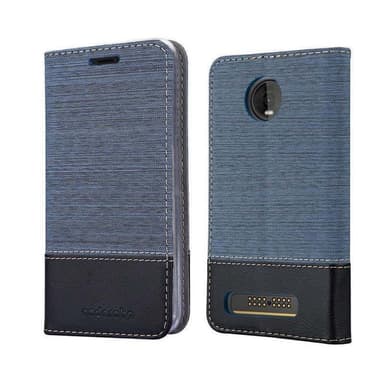 Motorola MOTO Z4 Pungetui Cover Case (Blå)