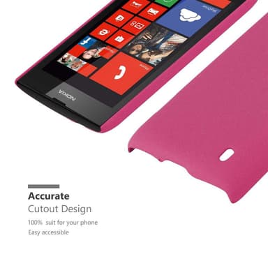 Nokia Lumia 520 / 521 Cover Etui Case (Lyserød)