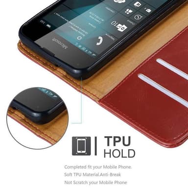 Cover Nokia Lumia 550 Etui Case (Rød)