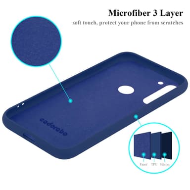 Motorola MOTO G8 Cover Etui Case (Blå)
