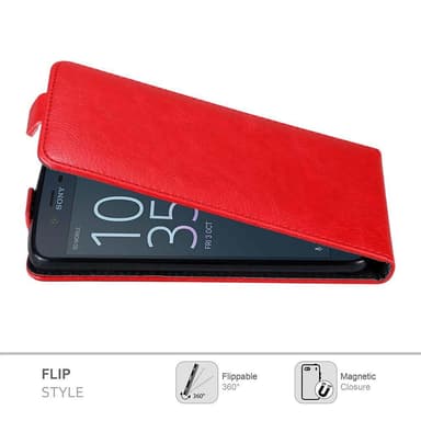 Sony Xperia XZ / XZs Pungetui Flip Cover (Rød)