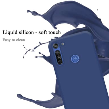 Motorola MOTO G8 Cover Etui Case (Blå)