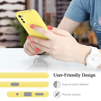 Motorola MOTO E32 4G / E32S Cover Etui Case (Gul)