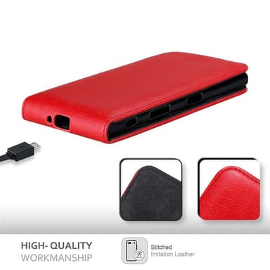 Sony Xperia XZ / XZs Pungetui Flip Cover (Rød)