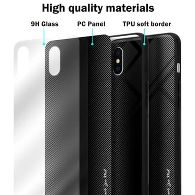 Cover iPhone XS MAX Etui Case (Sort)