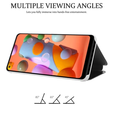 Samsung Galaxy A11 / M11 Pungetui Cover Case (Sølv)
