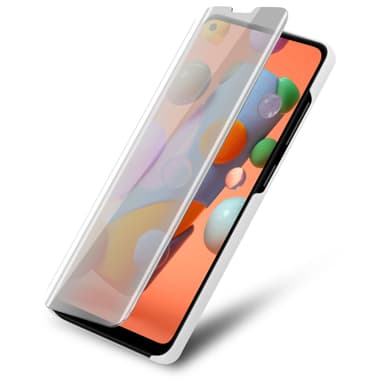 Samsung Galaxy A11 / M11 Pungetui Cover Case (Sølv)
