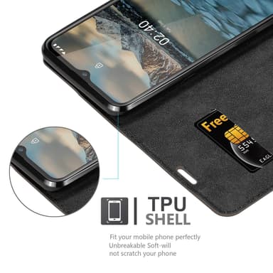 Nokia 2.4 Cover Etui Case (Brun)