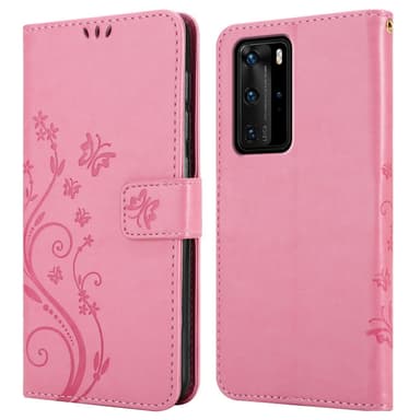 Huawei P40 PRO / P40 PRO+ Pungetui Cover Case (Lyserød)