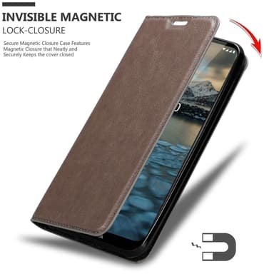 Nokia 2.4 Cover Etui Case (Brun)