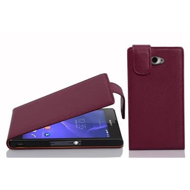 Sony Xperia M2 / M2 AQUA Pungetui Flip Cover (Lilla)