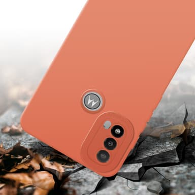 Motorola MOTO E20 Cover Etui Case (Orange)