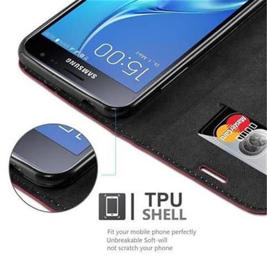 Samsung Galaxy J3 2016 Cover Etui Case (Rød)