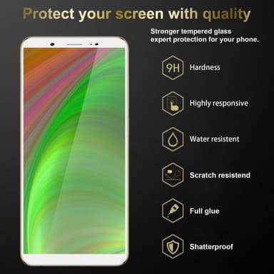Vivo Y71 3x Skærmbeskytter Beskyttelsesglas