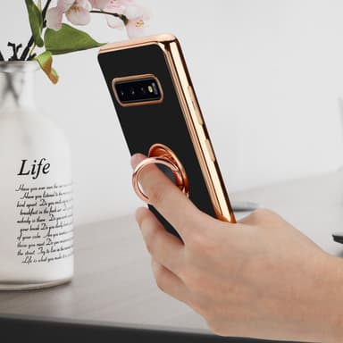 Samsung Galaxy S10 PLUS Cover Etui Case (Sort)