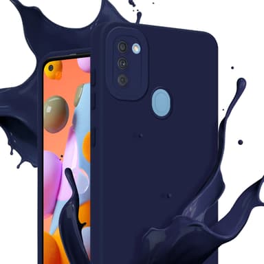 Samsung Galaxy A11 / M11 Cover Etui Case (Blå)