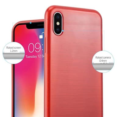 iPhone X / XS Cover Etui Case (Rød)