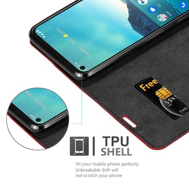 Nokia 3.4 Cover Etui Case (Rød)