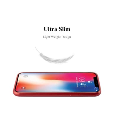 iPhone X / XS Cover Etui Case (Rød)