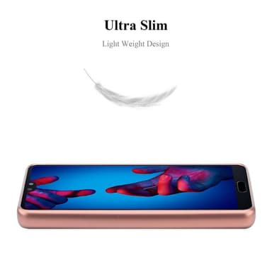 Huawei P20 Cover Etui Case (Lyserød)