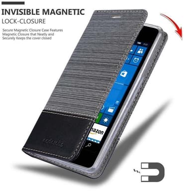Nokia Lumia 550 Pungetui Cover Case (Grå)