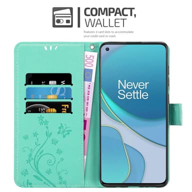 OnePlus 8T Pungetui Cover Case (Turkis)