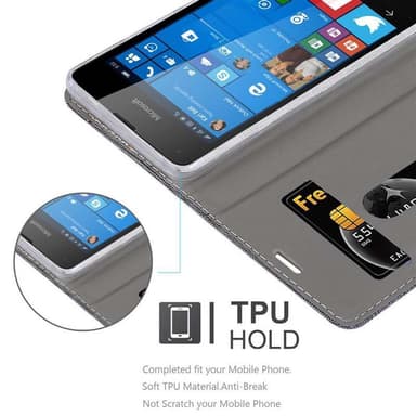 Nokia Lumia 550 Pungetui Cover Case (Grå)