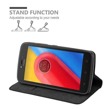 Motorola MOTO C Cover Etui Case (Sort)