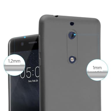 Nokia 5 2017 Cover Etui Case (Grå)