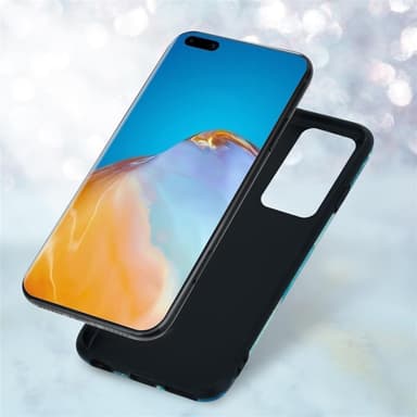 Huawei P40 Pungetui Cover Case (Blå)