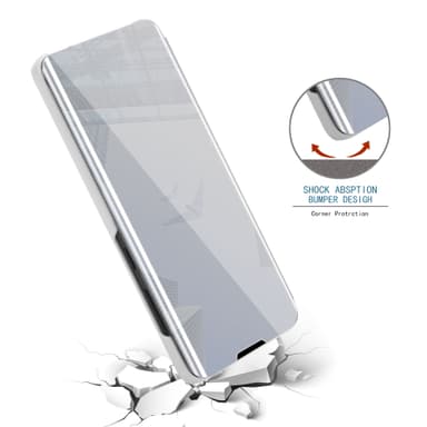 Google PIXEL 4A Pungetui Cover Case (Sølv)