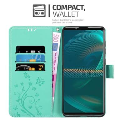 Sony Xperia 5 III Pungetui Cover Case (Turkis)