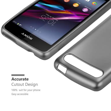 Sony Xperia E1 Cover Etui Case (Grå)