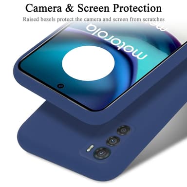 Motorola MOTO G42 Cover Etui Case (Blå)