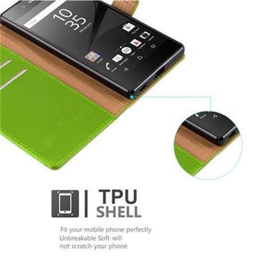 Cover Sony Xperia Z5 Etui Case (Grøn)