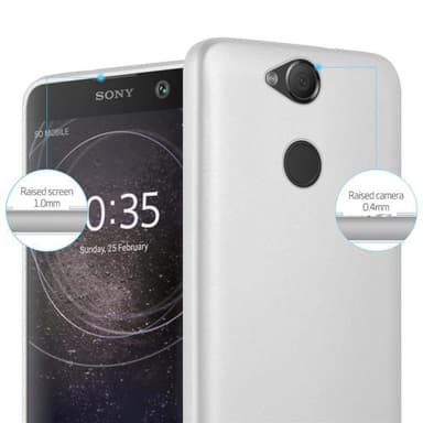 Sony Xperia XA2 Cover Etui Case (Sølv)